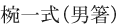 椀一式（男箸）